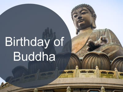 Birthday of Buddha Holiday in Hong Kong