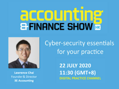 3E Accounting Limited Founder Lawrence Chai Is Invited Speaker At Accounting And Finance Show Hong Kong