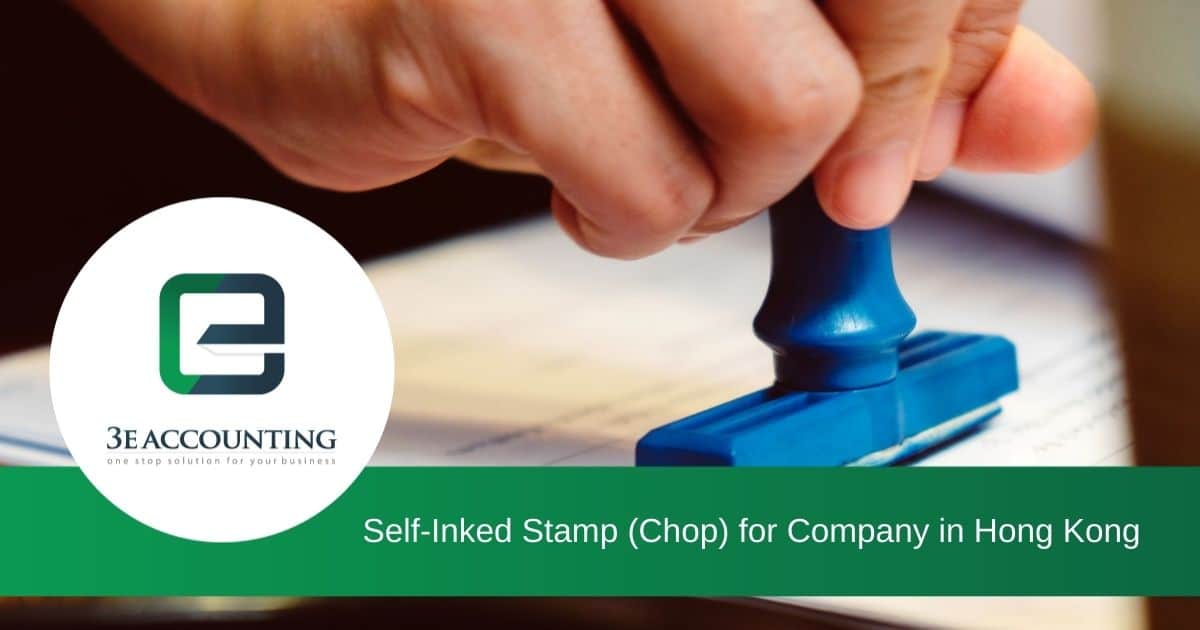 SelfInked Stamp (Chop) for Company in Hong Kong