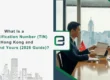 Businessperson checking their Hong Kong Tax Identification Number (TIN) online in 2026 guide