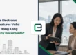 Are Electronic Signatures Valid for Hong Kong Company Documents?